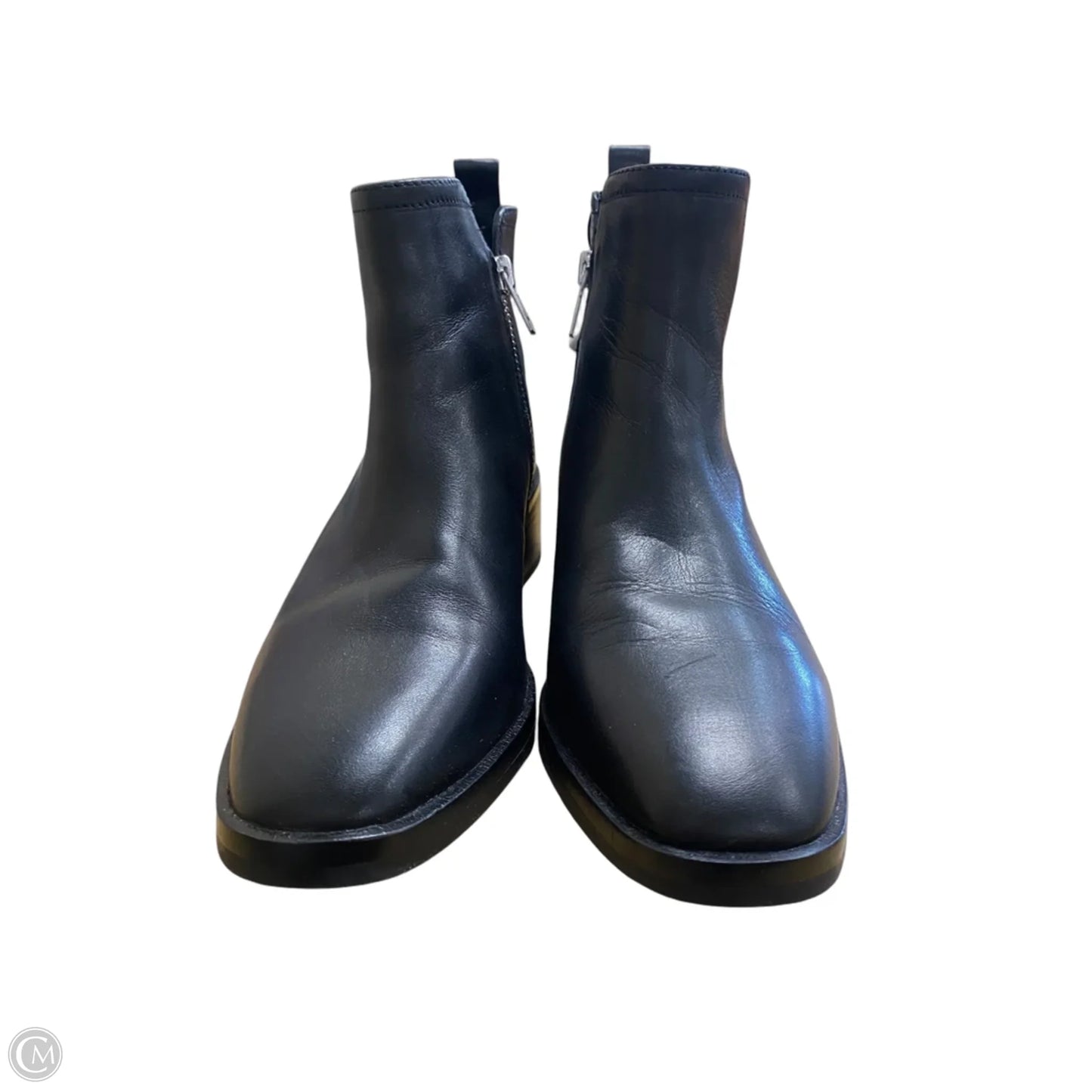 Boots Ankle Flats By Chelsea And Violet In Black, Size: 5.5