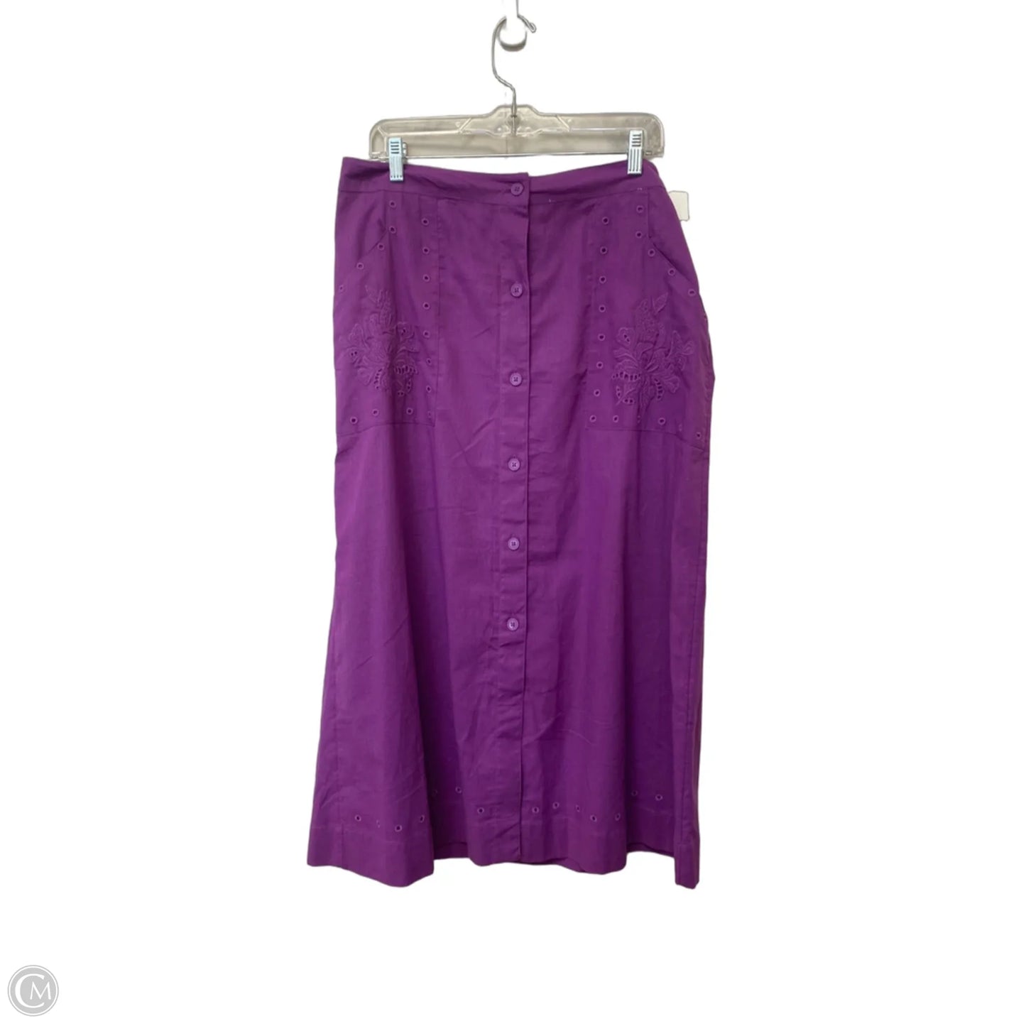 Skirt Maxi By Liz Claiborne In Purple, Size: 12