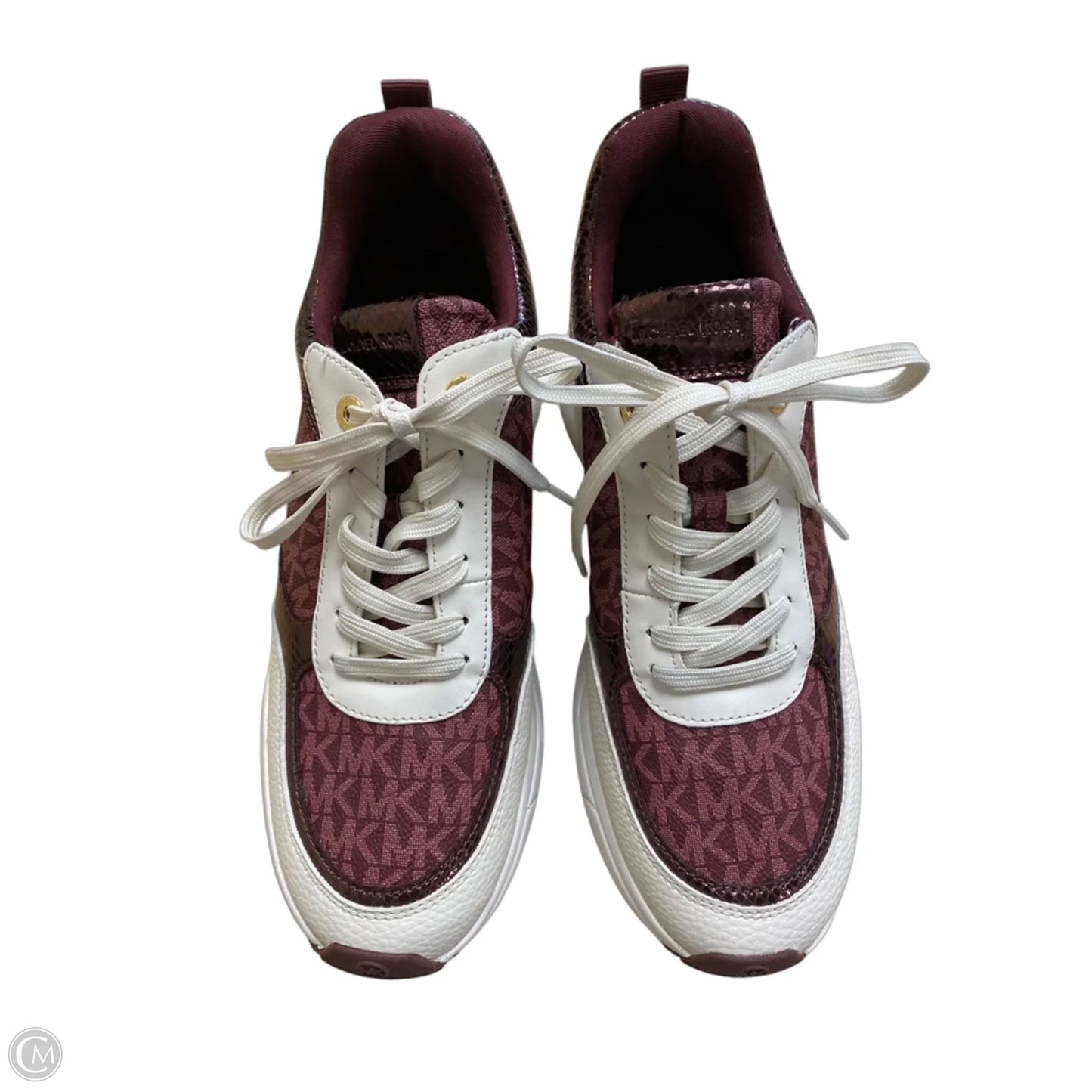 Shoes Sneakers By Michael By Michael Kors In Maroon, Size: 10