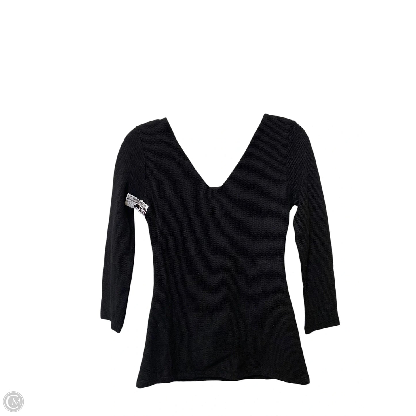 Top Long Sleeve By White House Black Market In Black, Size: Xxs