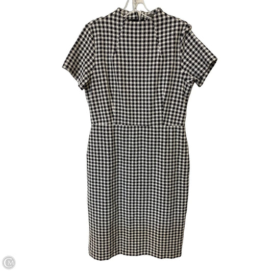 Dress Casual Midi By Ann Taylor In Black & White, Size: 10