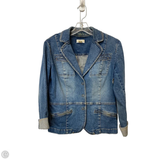 Jacket Denim By Loft In Blue Denim, Size: 8