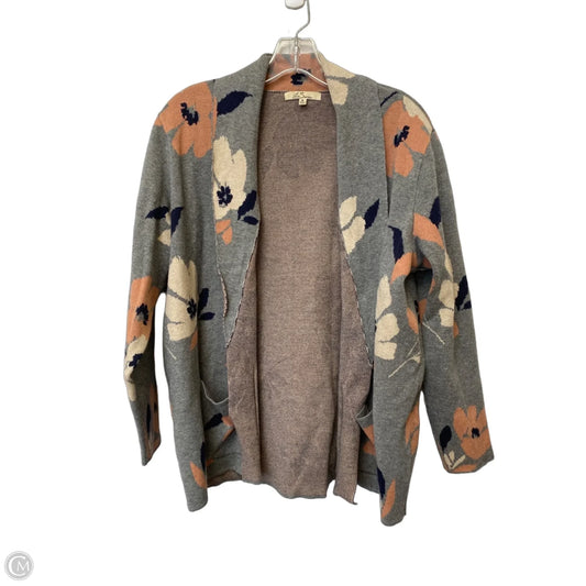 Sweater Cardigan By Clothes Mentor In Grey, Size: M