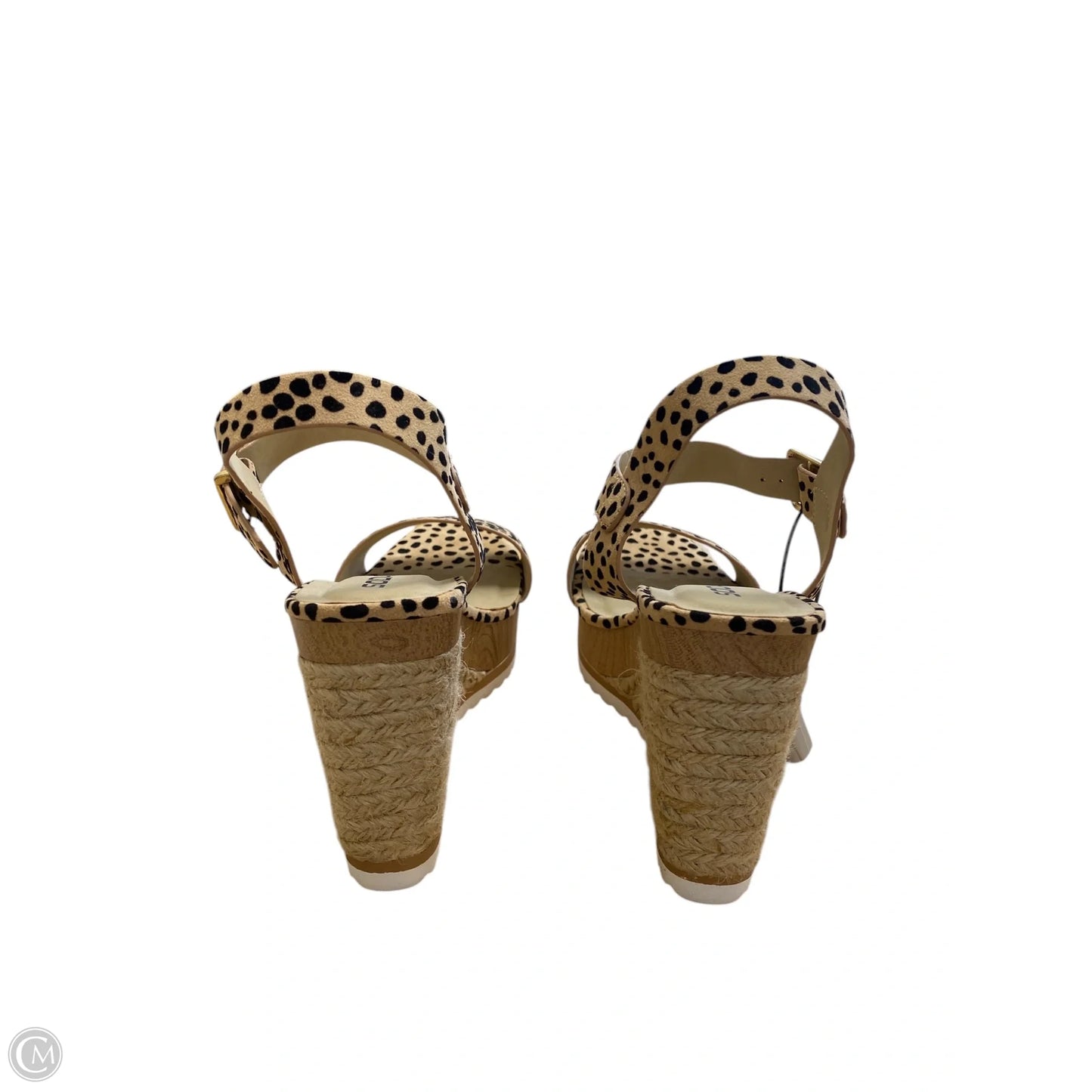 Shoes Heels Wedge By Soda In Animal Print, Size: 9