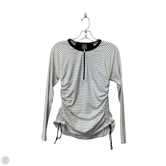 Athletic Top Long Sleeve Crewneck By Calia In Striped Pattern, Size: M