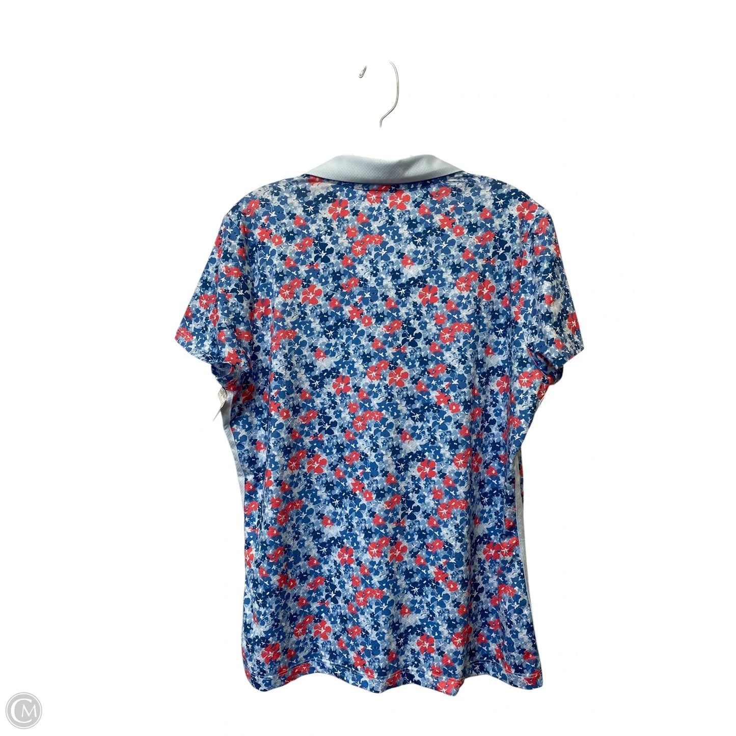 Athletic Top Short Sleeve By Clothes Mentor In Floral Print, Size: L