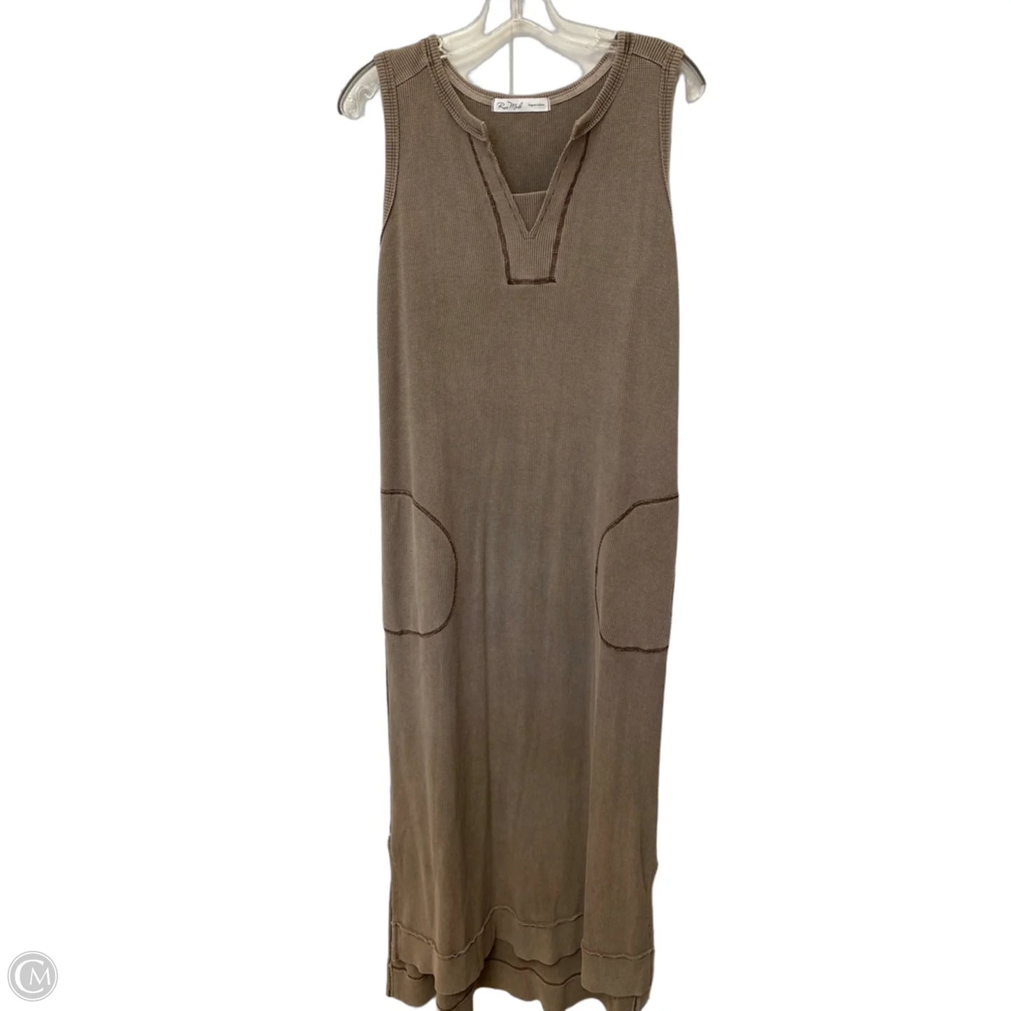 Dress Casual Maxi By Rae Mode In Brown, Size: L