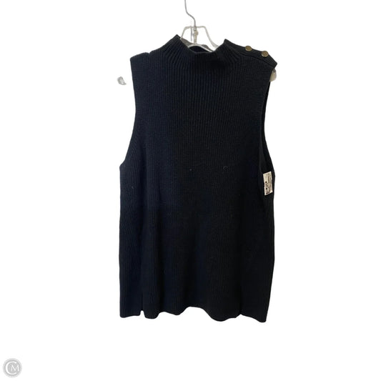 Top Sleeveless By Loft In Black, Size: Xl