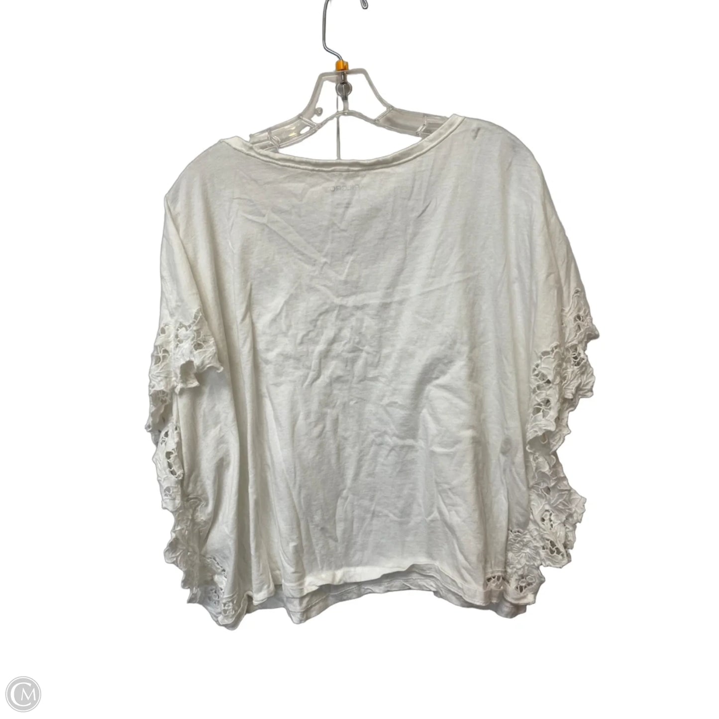 Top Short Sleeve By Pilcro In White, Size: Xl