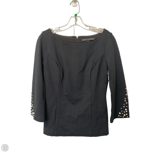 Top Long Sleeve By White House Black Market In Black, Size: 2