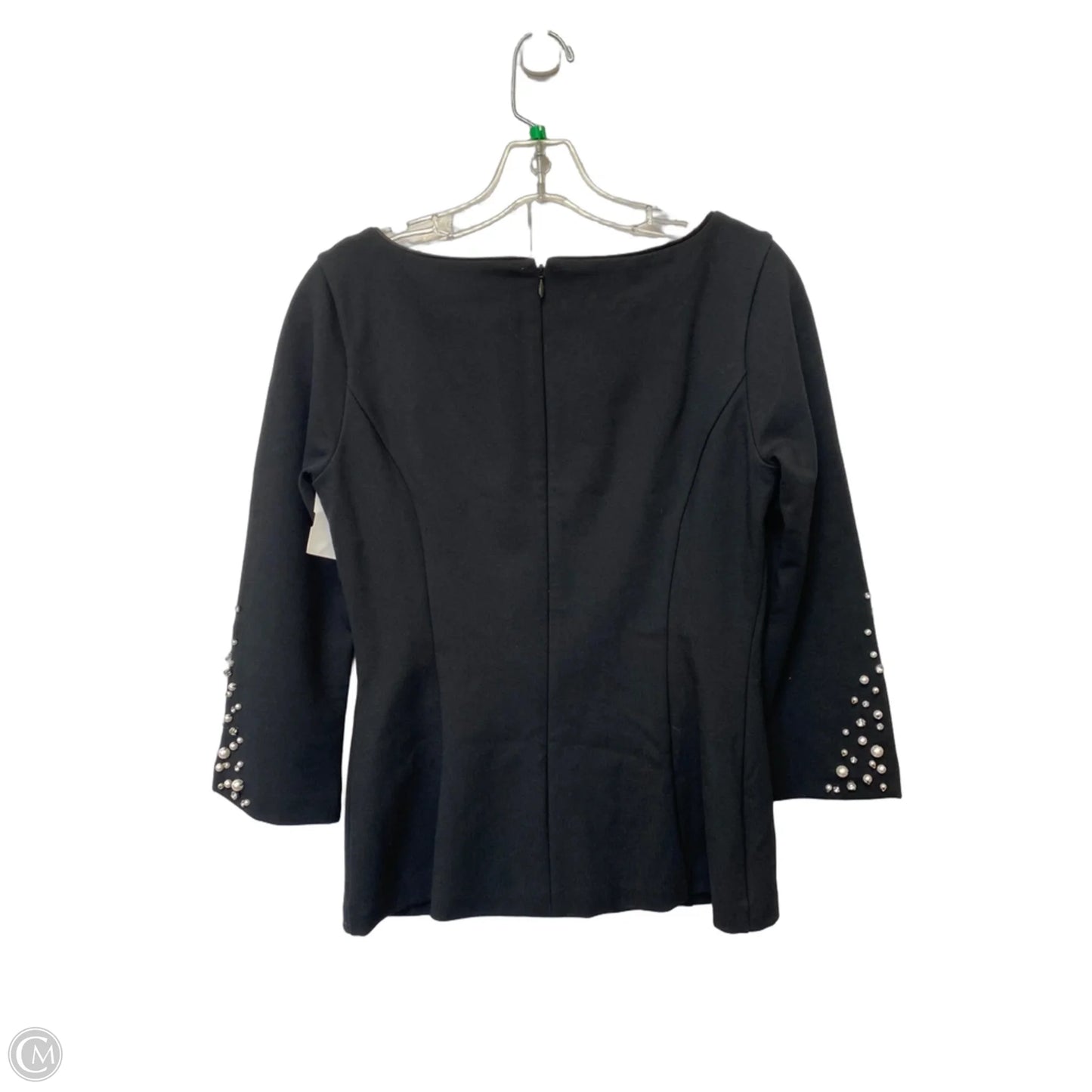 Top Long Sleeve By White House Black Market In Black, Size: 2