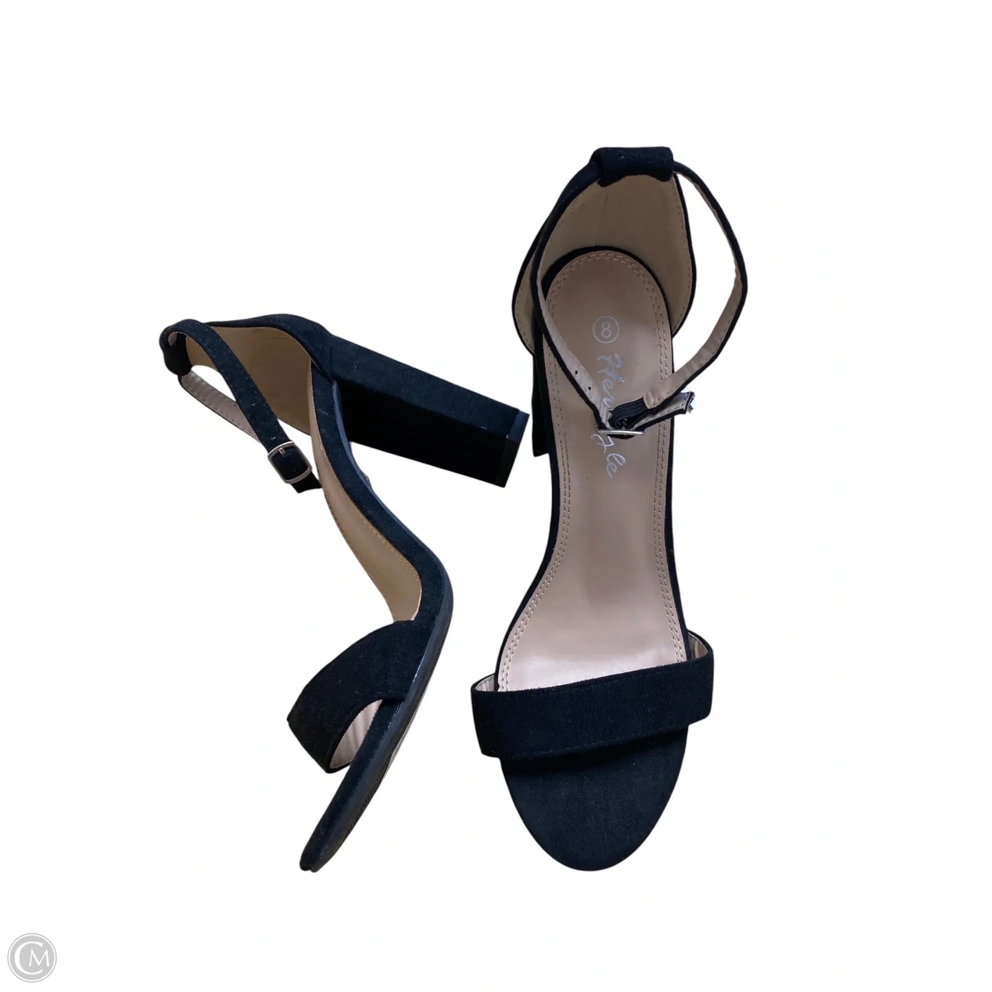 Boots Ankle Heels By Mia In Black, Size: 8