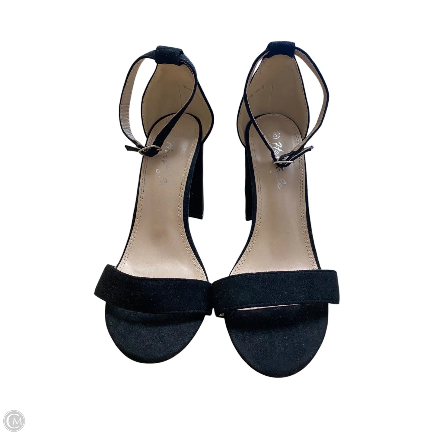 Boots Ankle Heels By Mia In Black, Size: 8