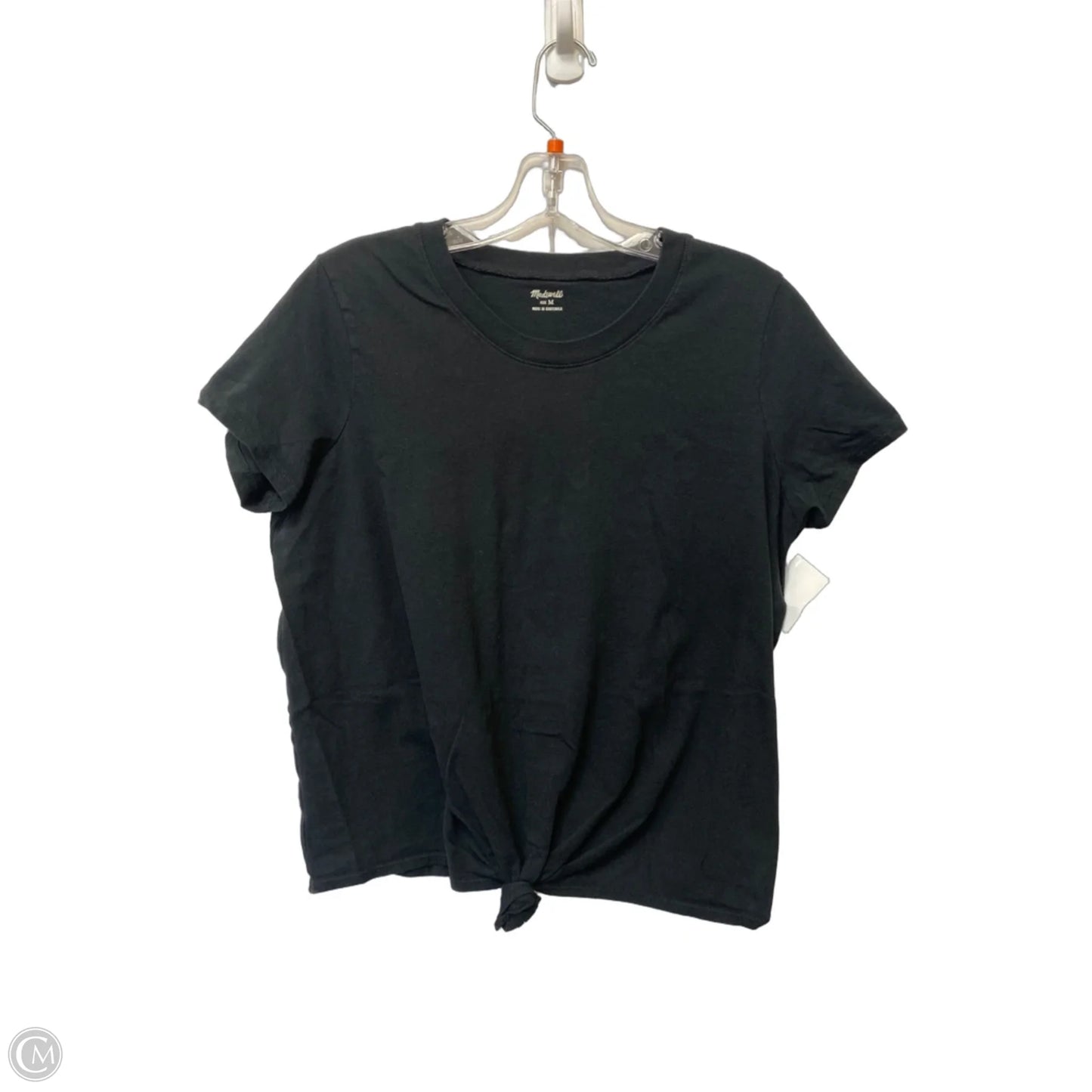 Top Short Sleeve Basic By Madewell In Black, Size: M