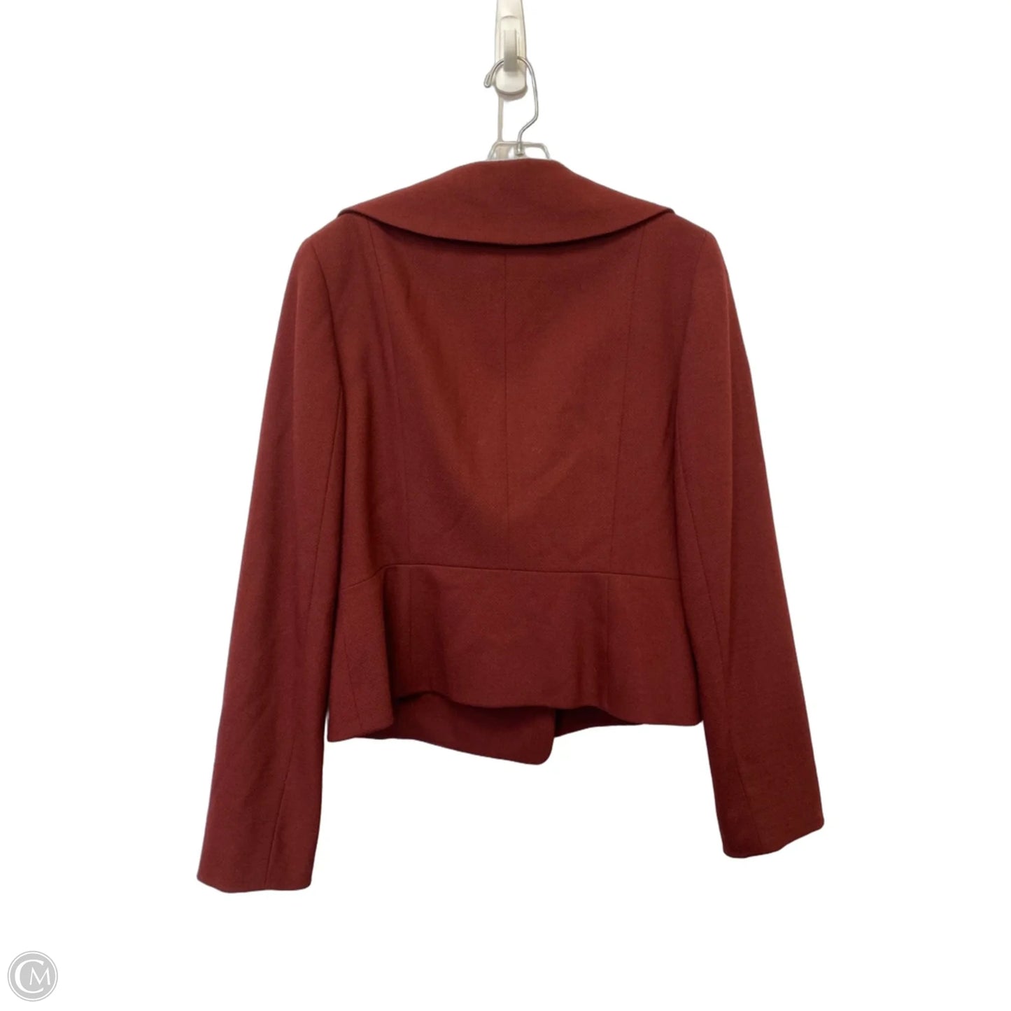 Blazer By Ann Taylor In Maroon, Size: 6