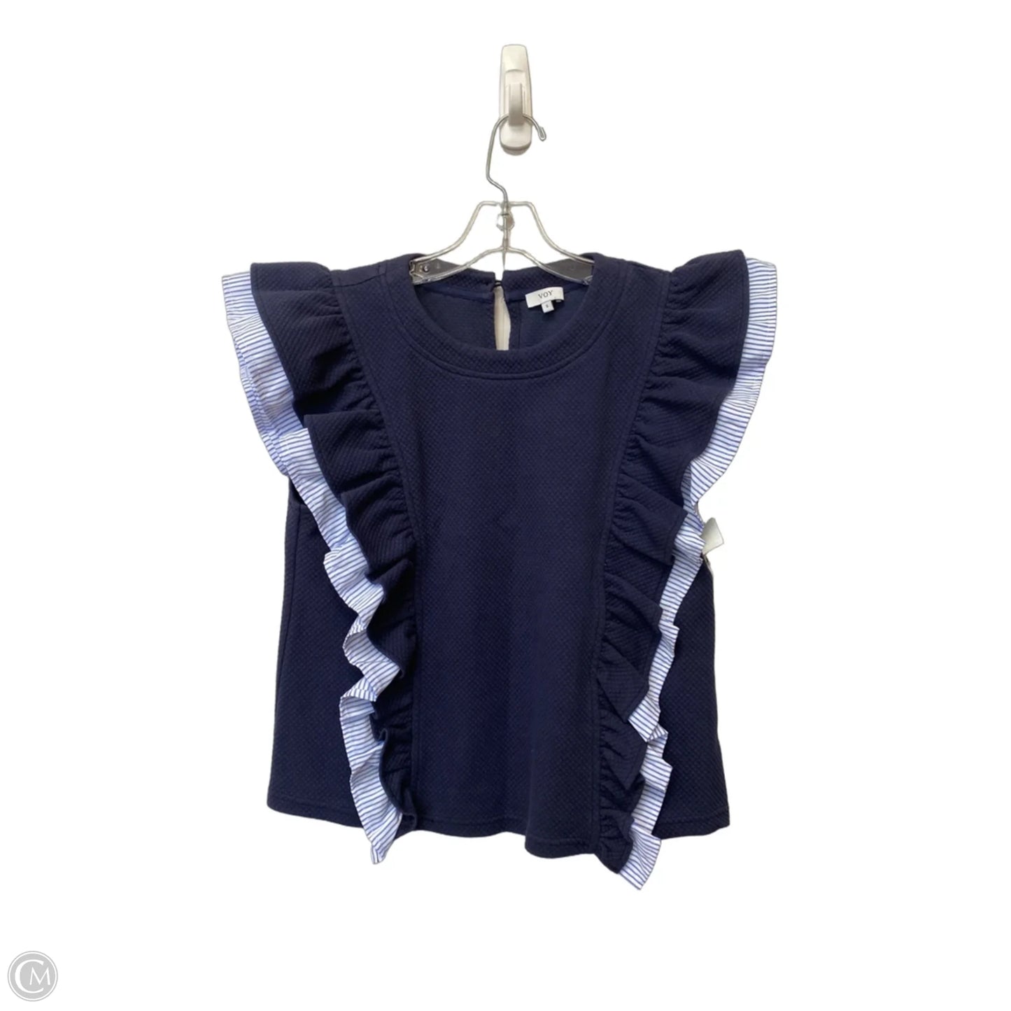 Top Sleeveless By Voy In Navy, Size: S