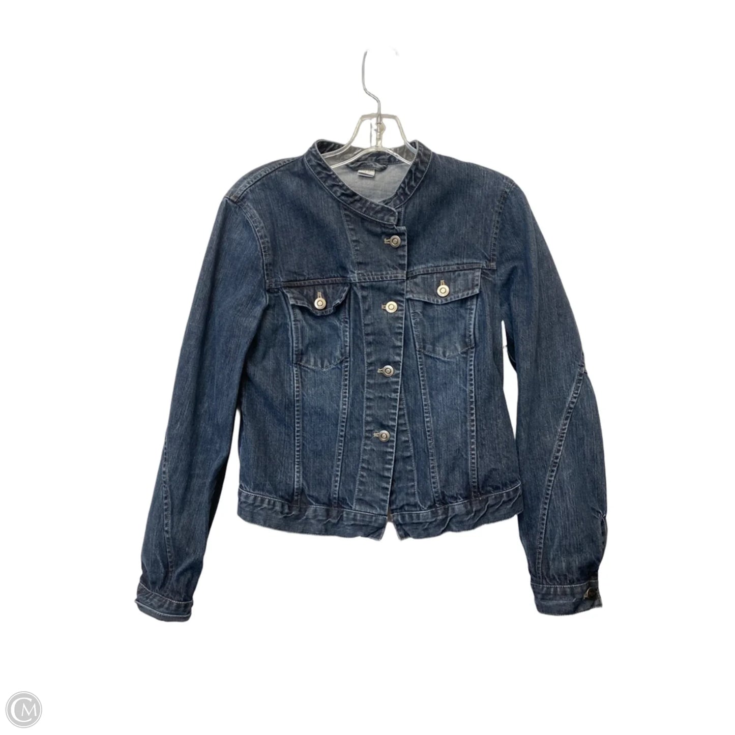 Jacket Denim By Garnet Hill In Blue Denim, Size: 10