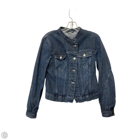 Jacket Denim By Garnet Hill In Blue Denim, Size: 10