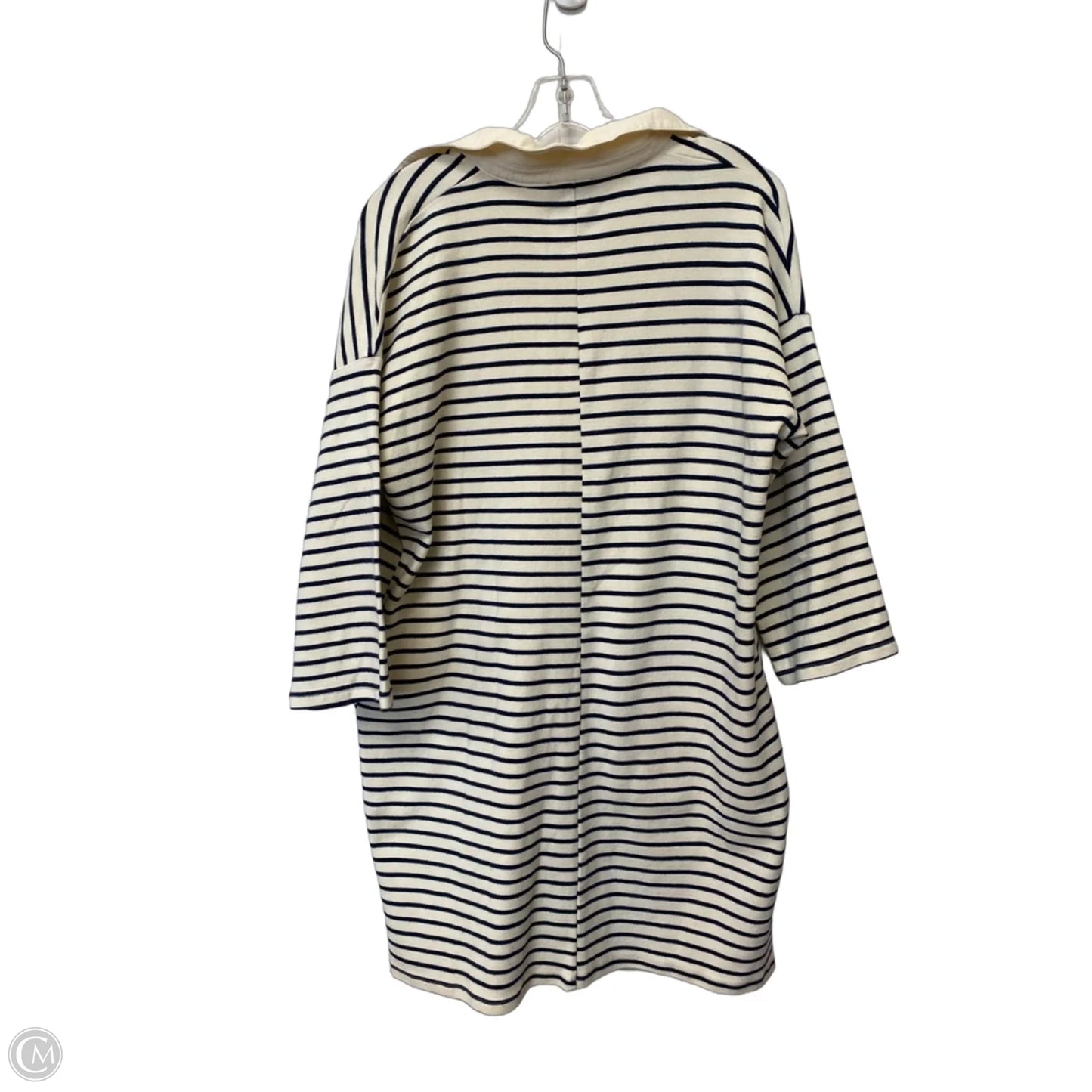 Dress Casual Midi By Tuckernuck In Striped Pattern, Size: L