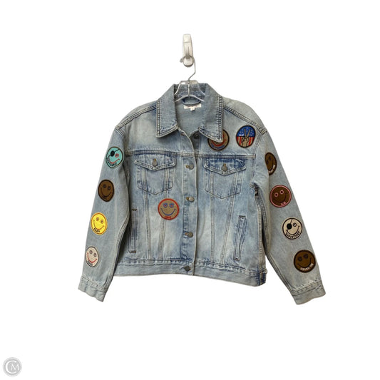 Jacket Denim By Cmb In Blue, Size: S