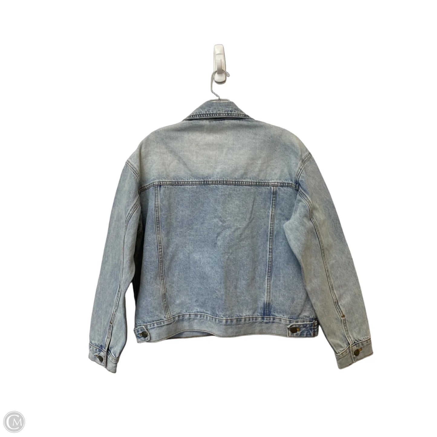 Jacket Denim By Cmb In Blue, Size: S
