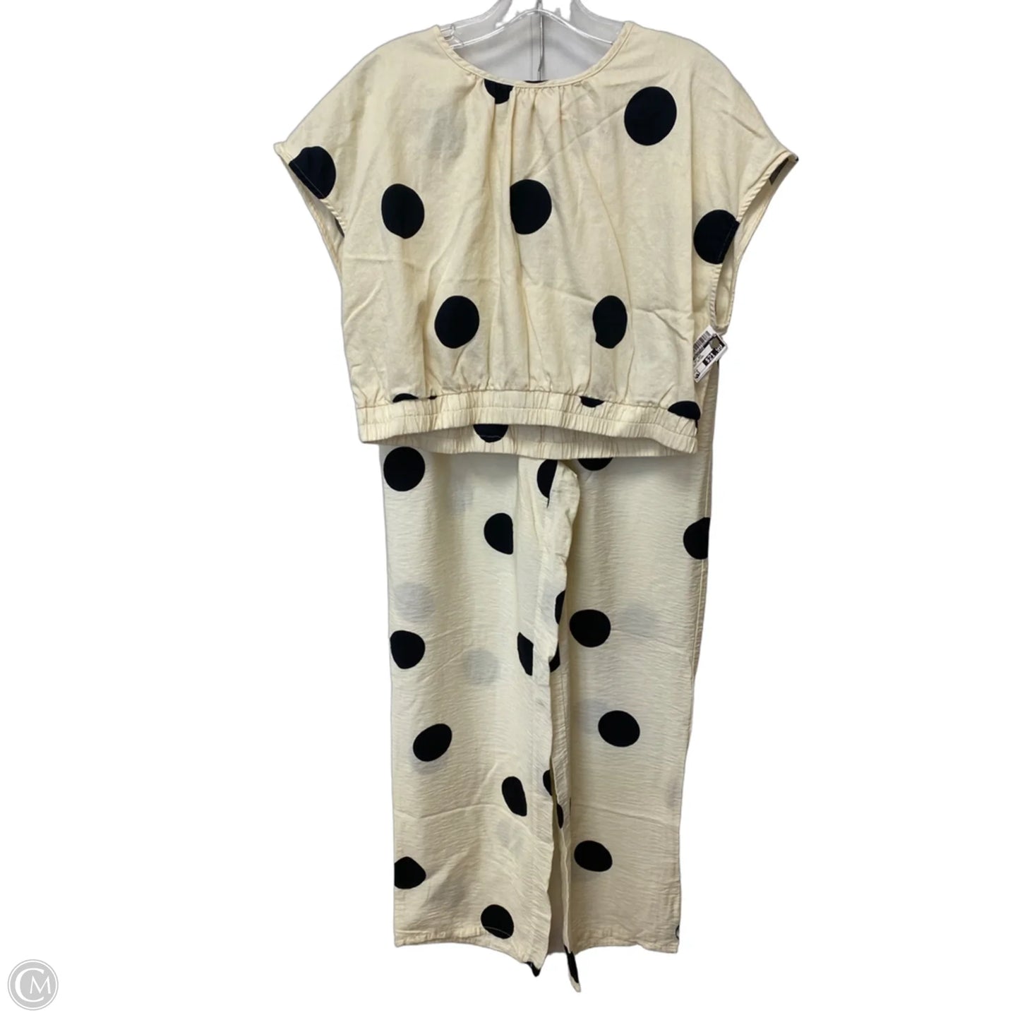 Pants Set 2pc By Future Collective In Polkadot Pattern, Size: M