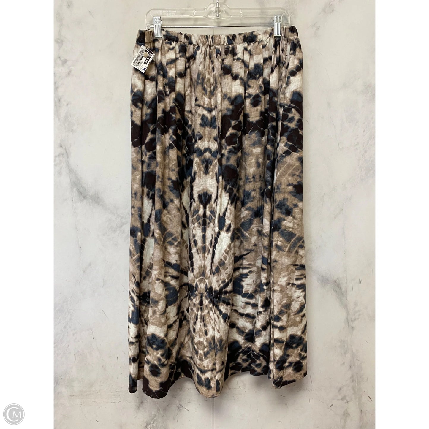 Skirt Maxi By Simply Vera In Tie Dye Print, Size: L