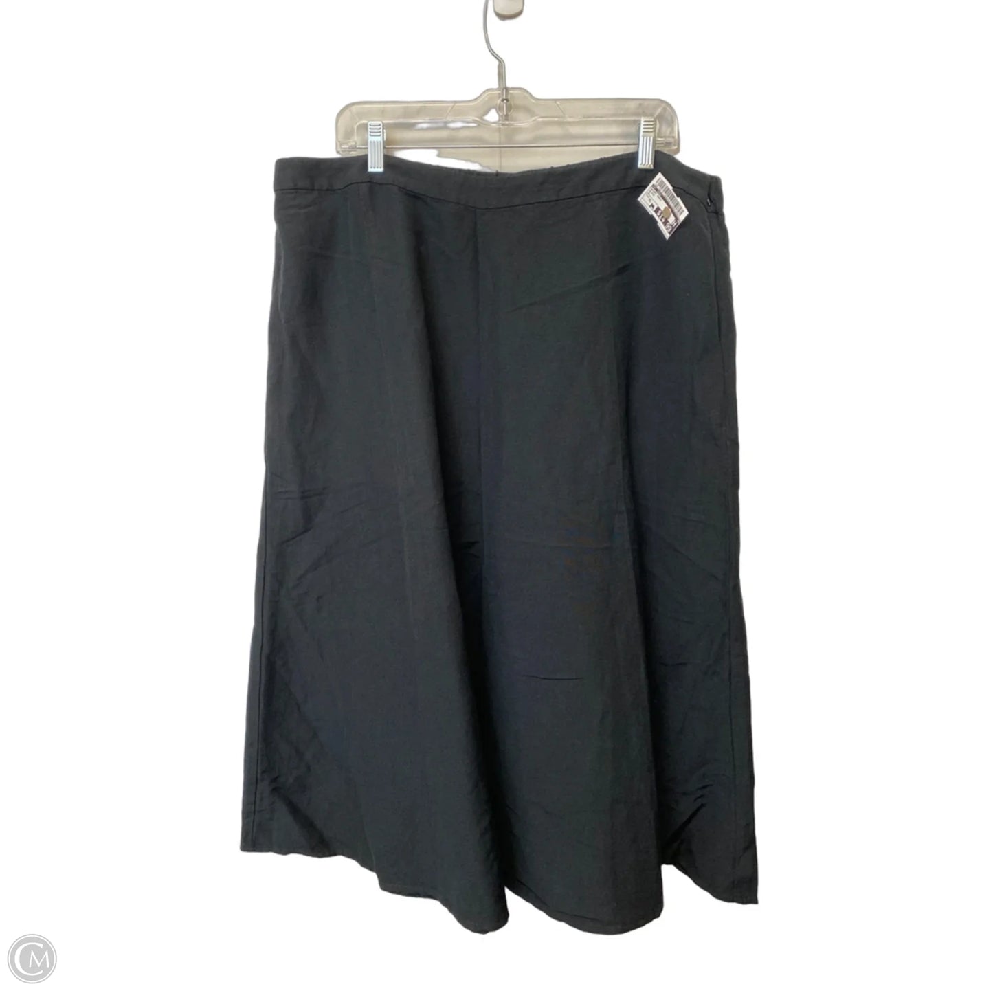 Skirt Maxi By J. Jill In Black, Size: Xl
