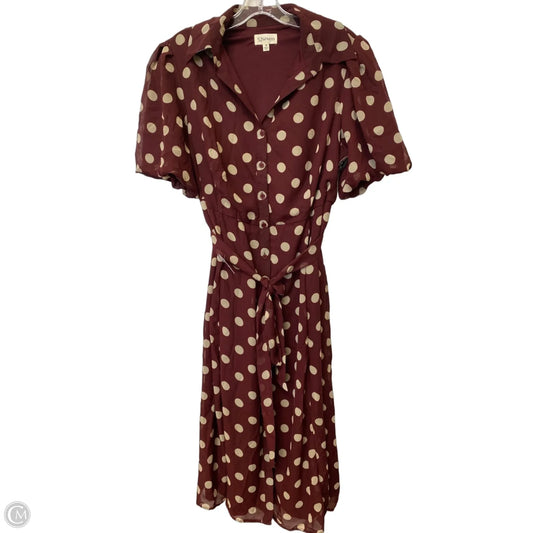 Dress Casual Maxi By Clothes Mentor In Polkadot Pattern, Size: 1x