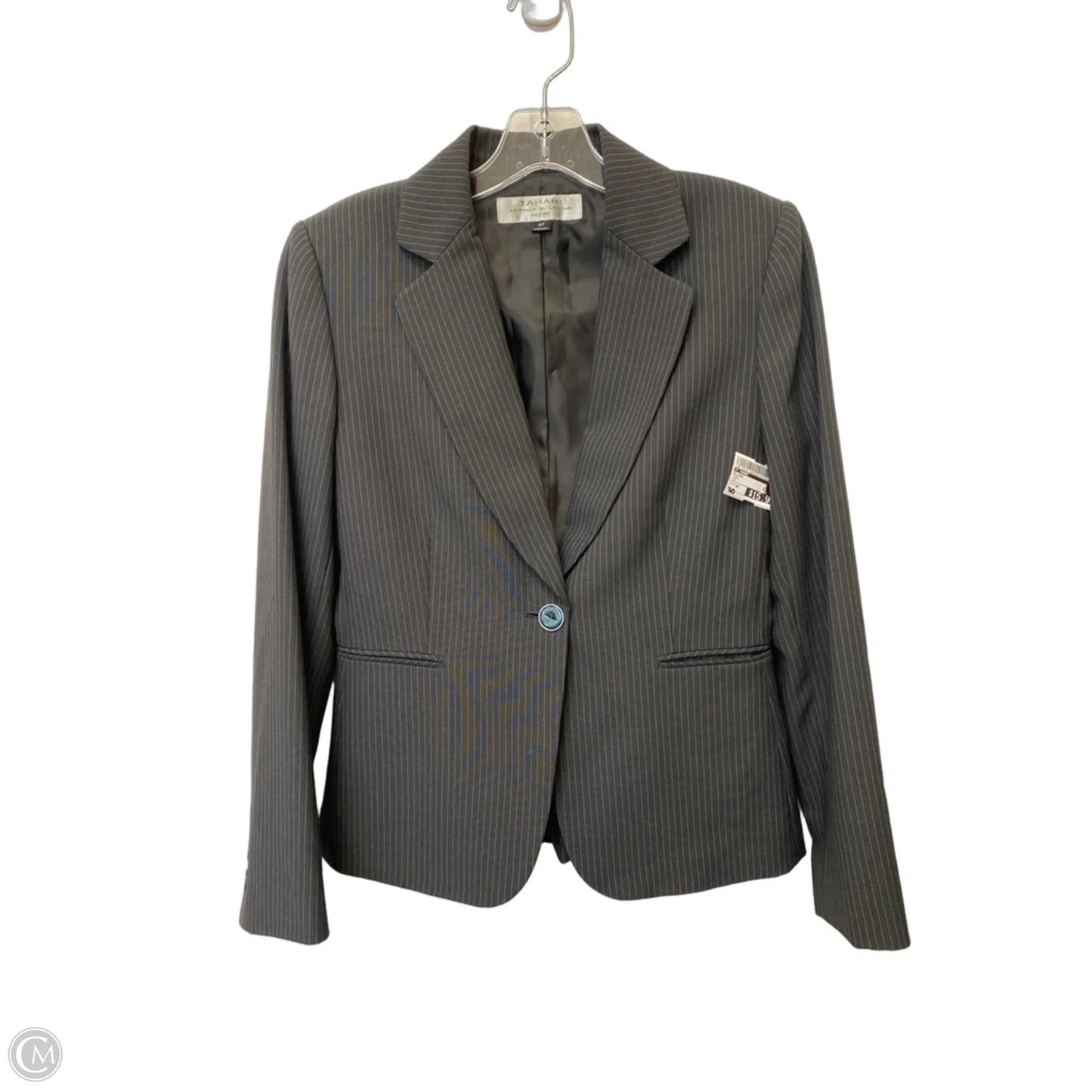 Blazer By T Tahari In Grey, Size: 4p