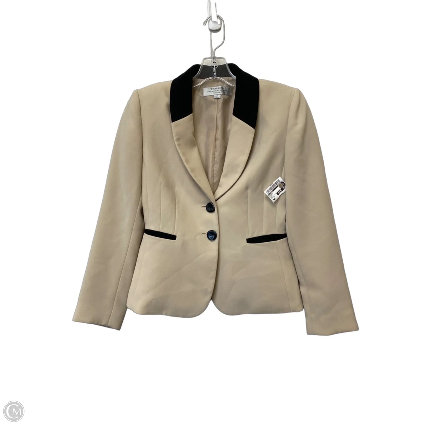 Blazer By T Tahari In Cream, Size: 2p