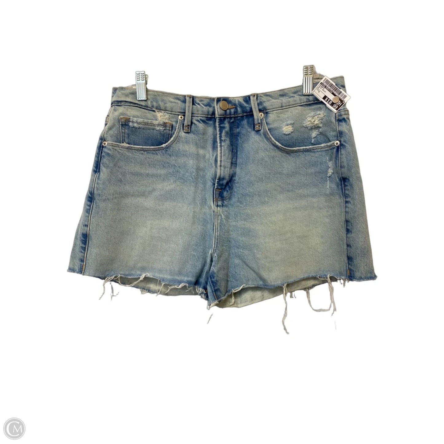 Shorts By Good American In Blue Denim, Size: 8