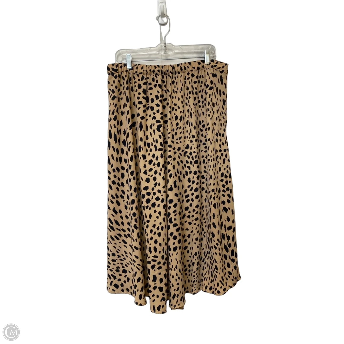 Skirt Maxi By Apt 9 In Animal Print, Size: L