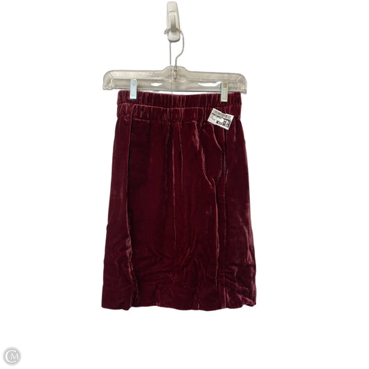 Skirt Midi By J. Crew In Red, Size: Xxsp