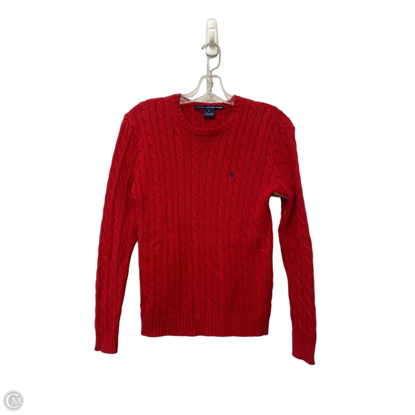 Sweater By Ralph Lauren In Red, Size: S