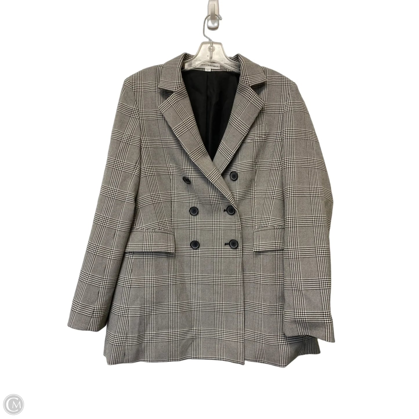 Coat Peacoat By Robert Rodriguez In Plaid Pattern, Size: 12