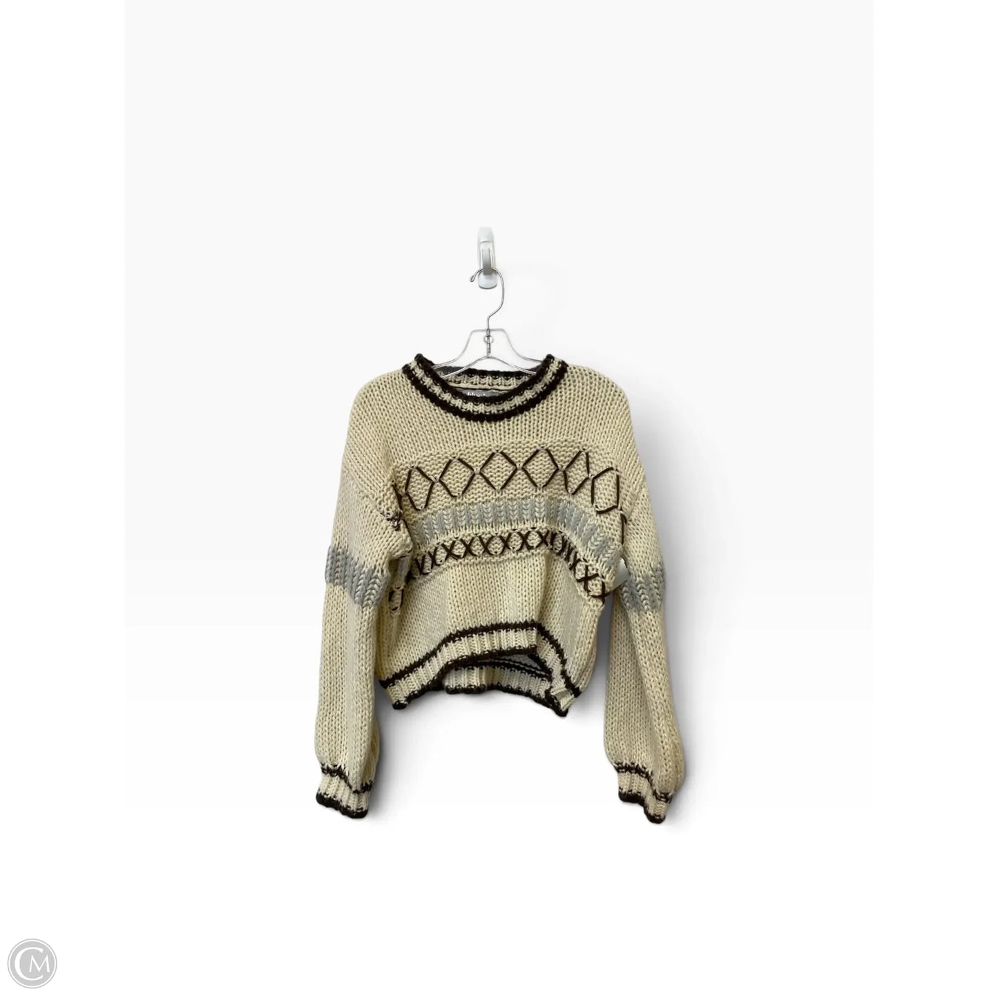 Sweater By Blue B In Cream, Size: S