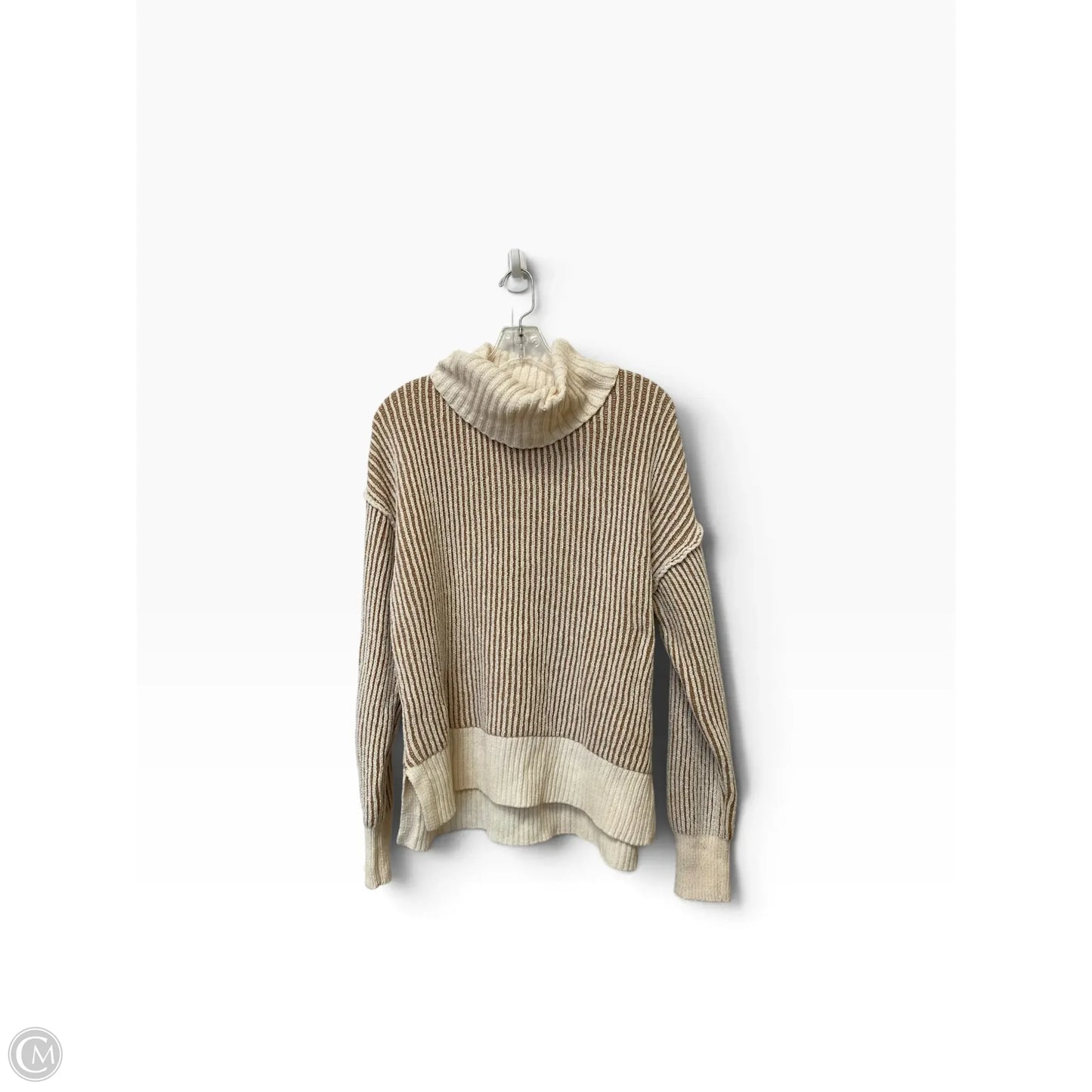 Sweater By Hem & Thread In Striped Pattern, Size: L