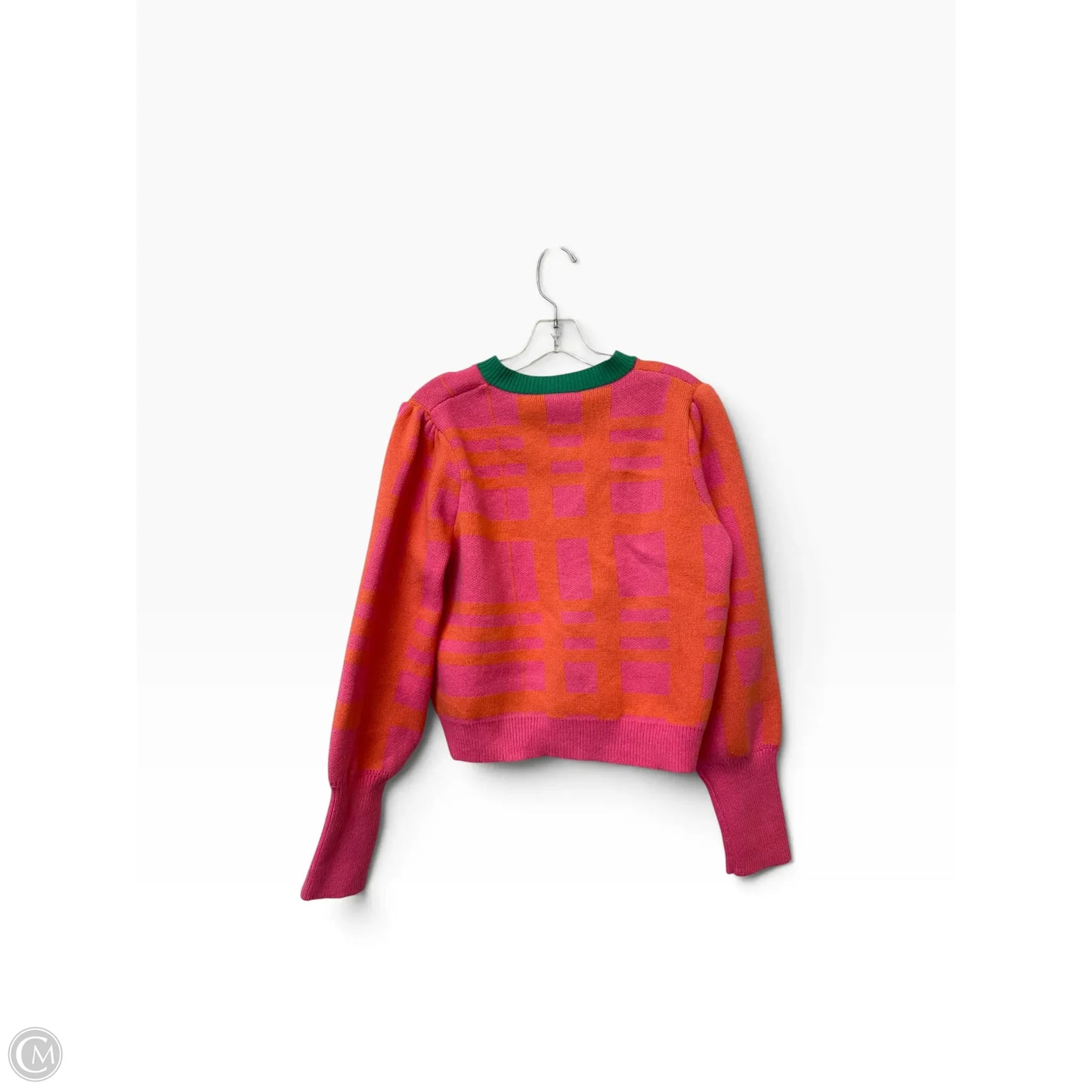 Sweater Cardigan By Thml In Orange & Pink, Size: S