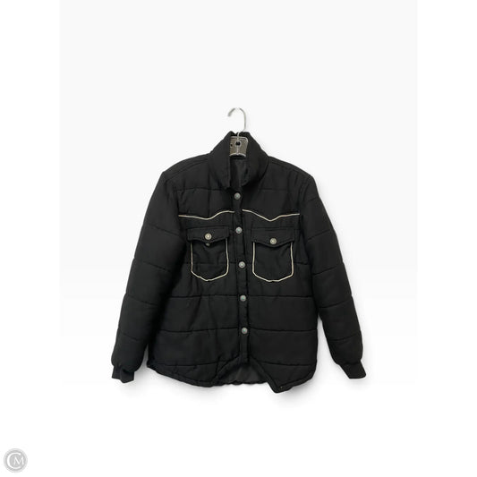 Jacket Puffer & Quilted By Clothes Mentor In Black, Size: M