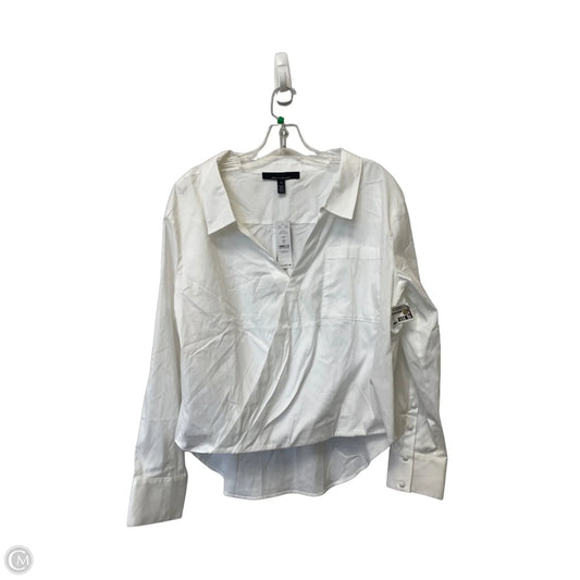 Top Long Sleeve By White House Black Market In White, Size: 12