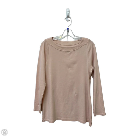 Top Long Sleeve Basic By Chicos In Pink, Size: S