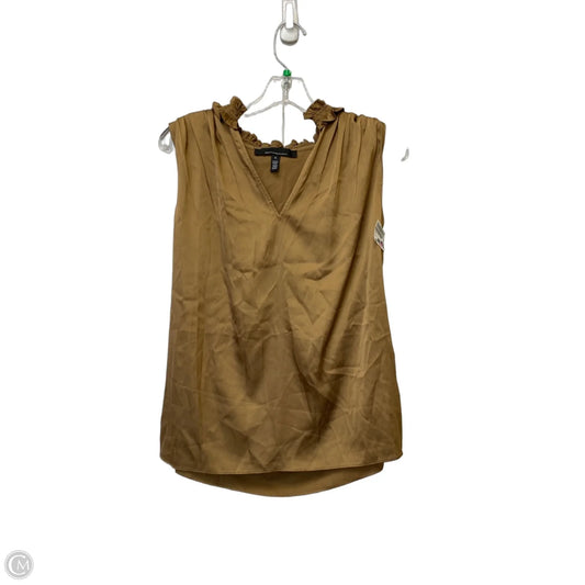Top Sleeveless Basic By White House Black Market In Brown, Size: S