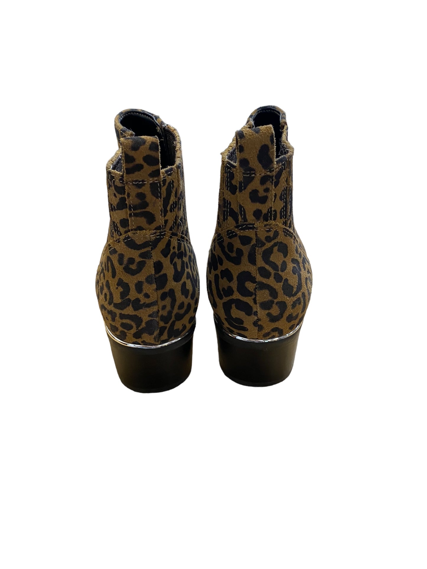 Boots Ankle Flats By Marc Fisher In Animal Print, Size: 9