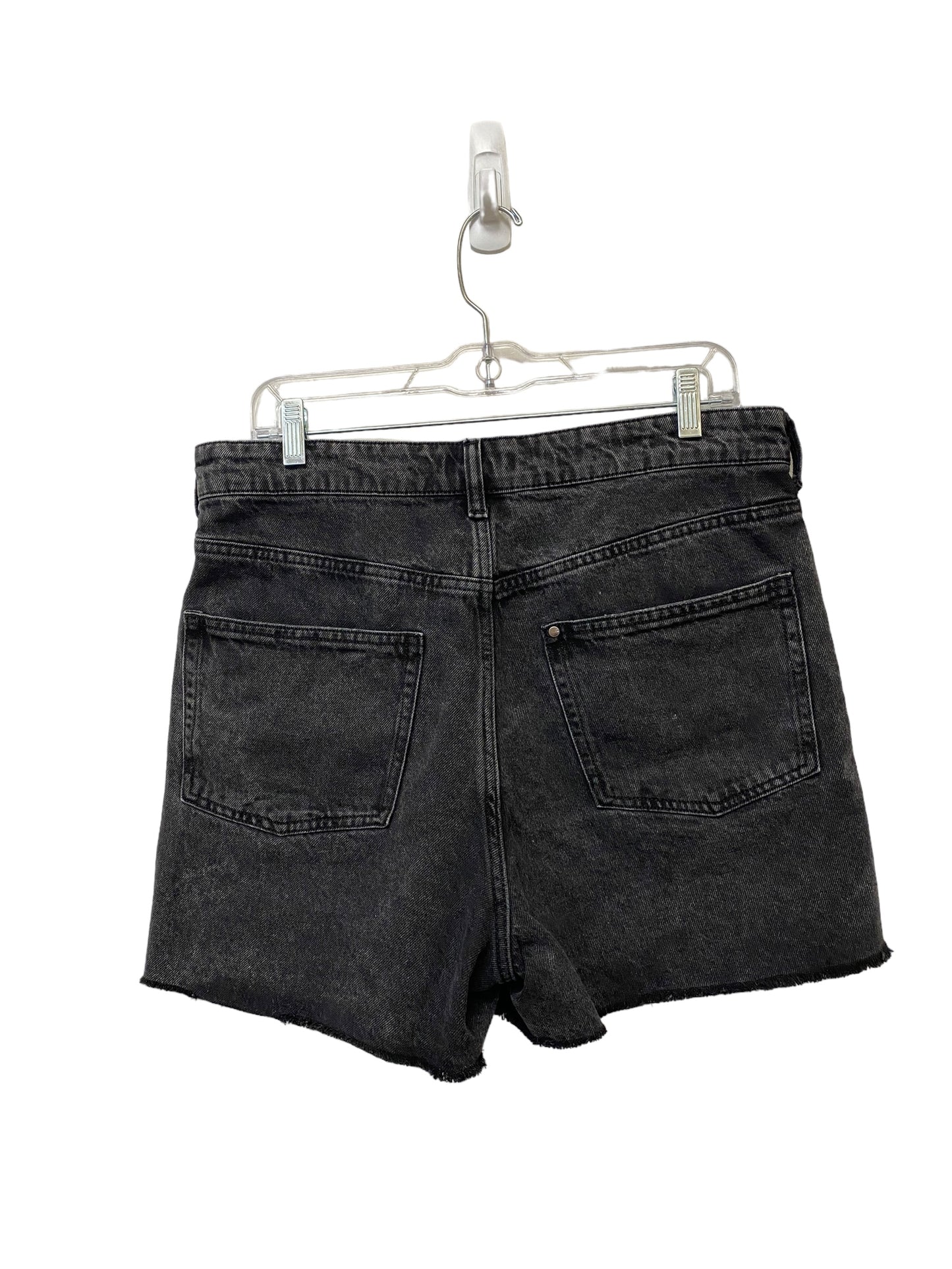 Black Denim Shorts H&m, Size 8