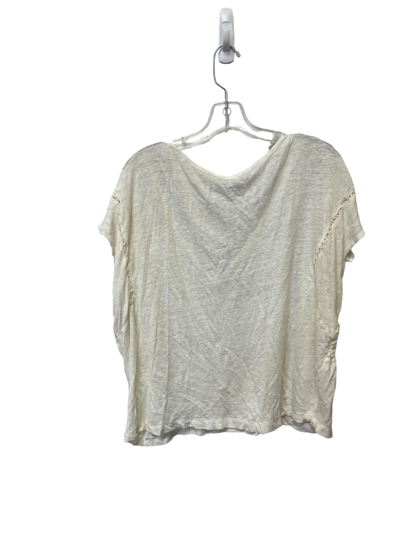 White Top Short Sleeve Sundance, Size S