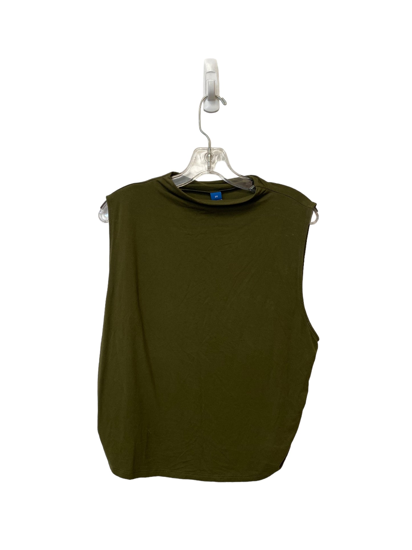 Green Top Sleeveless Old Navy, Size 2x