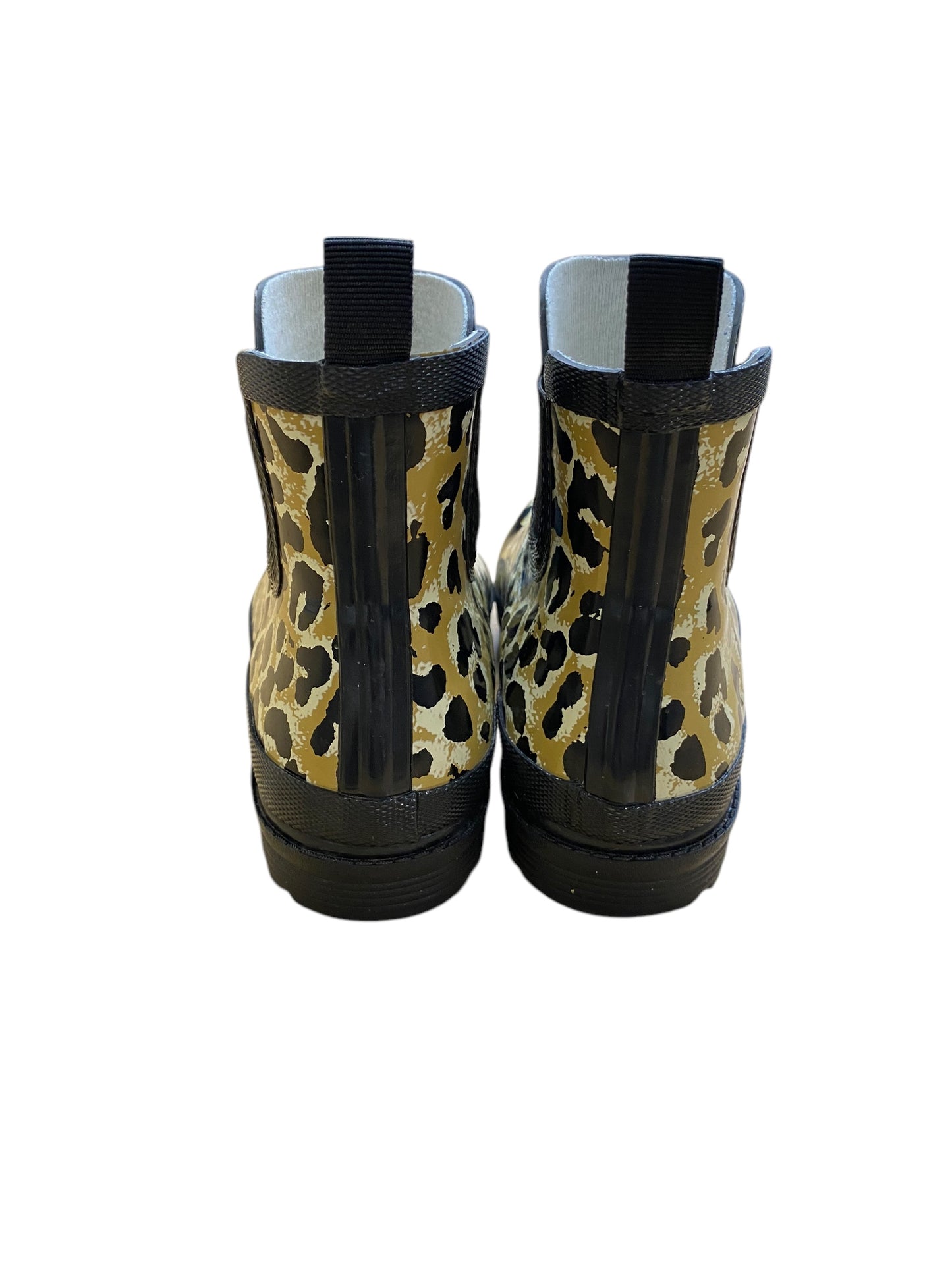 Boots Rain By Clothes Mentor In Animal Print, Size: 8