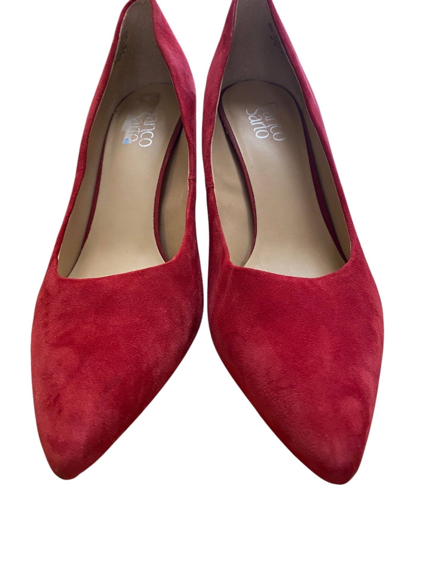 Shoes Heels Block By Franco Sarto In Red, Size: 11