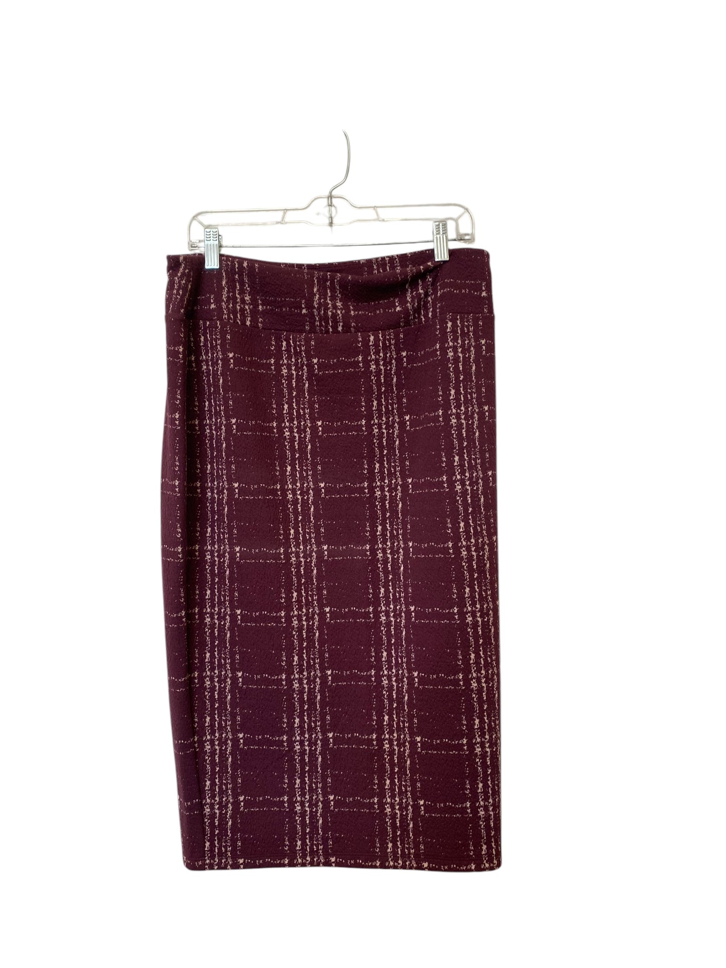 Skirt Midi By 14th And Union In Purple, Size: L